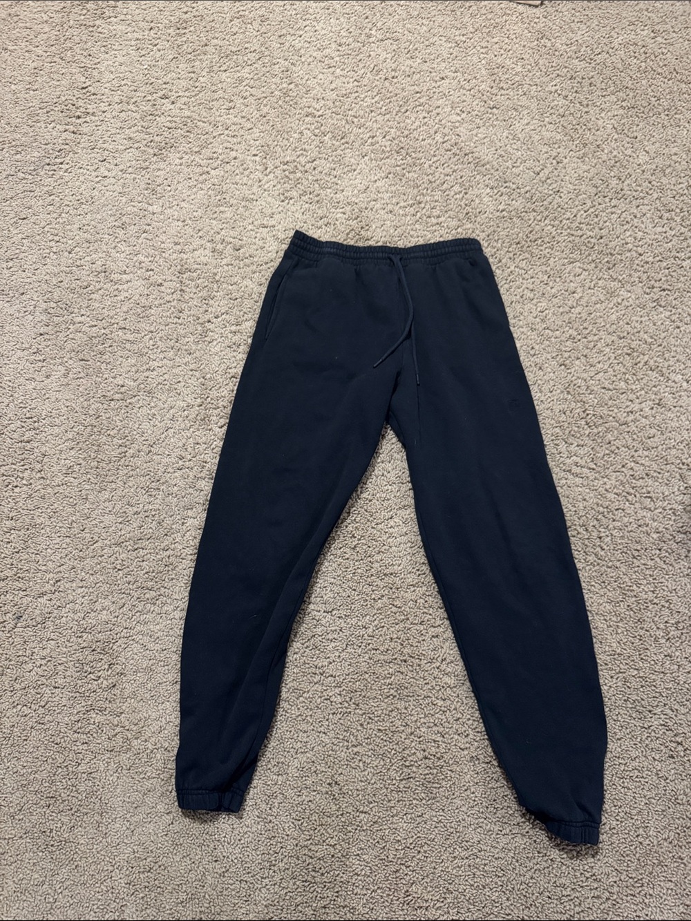 VS Pink like new Classic Black Drawstring Sweatpants